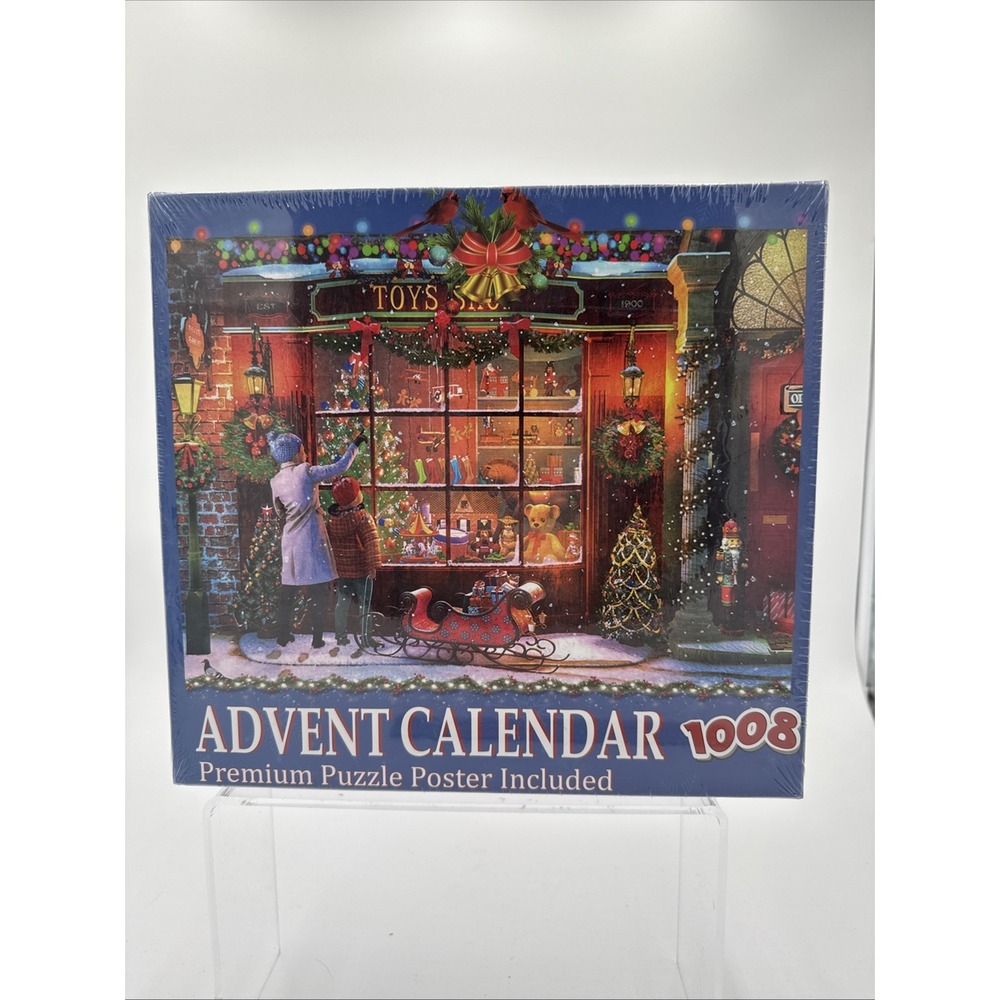 Advent Calendar 1008 Christmas Theme Premium Puzzles Poster Included Brand...